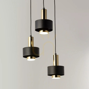 Závesné svietidlo Sigma RIF LUX 3 čierne/zlaté 40721 small 1