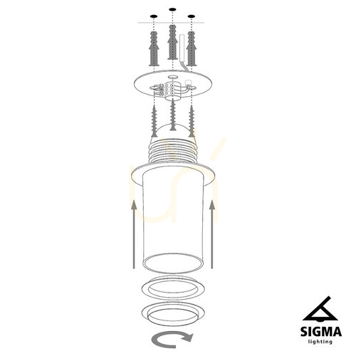 Skontrolujte Plafón Sigma Solaris L biely/zlatý 40613
