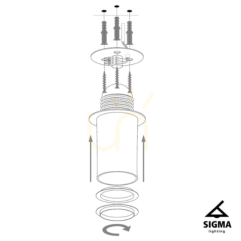 vyhliadka Plafón Sigma Solaris XL čierny zlatý 40600 Plafón Sigma Solaris XL čierny zlatý 40600
