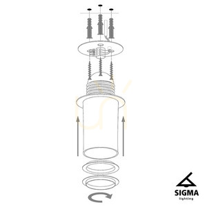 Plafón Sigma Solaris XL biely/zlatý 40614 small 1