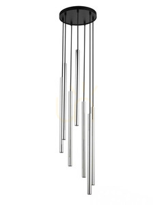 Závesné svietidlo Sigma SOPEL LUX 7 čierne-strieborné 40734 small 0