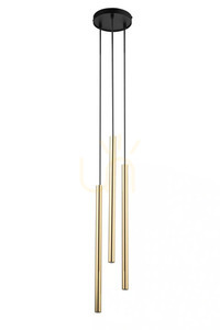 Závesné svietidlo Sigma SOPEL LUX 3 čierne/zlaté 40738 small 0