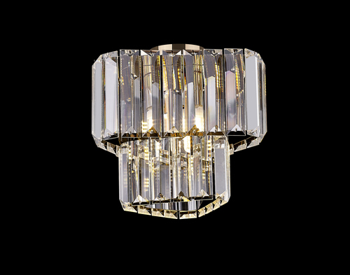 Skontrolujte Plafón HELIOS C0496-01G-F7AC Gold 1xG9