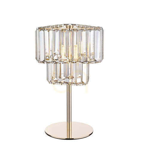 Skontrolujte Stolná lampa HELIOS T0496-01G-F7AC Gold 1xG9.