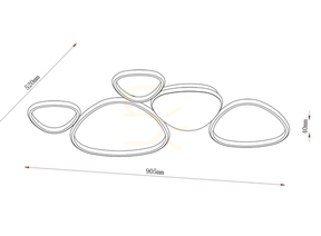 Plafón HURON 2023519C5A-BE béžová 1xLED 1 Plafón HURON 2023519C5A-BE béžová 1xLED small 1
