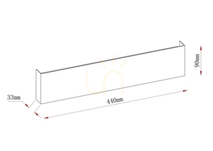 Nástenné svietidlo BONNY 250070M-GD Gold 1xLED small 1