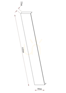 Nástenné svietidlo BONNY 250070L-GD Gold 1xLED small 1