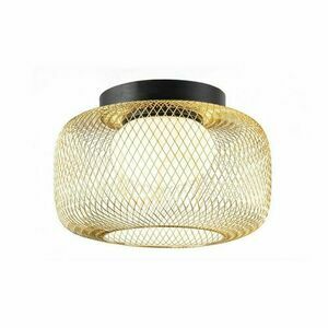 Stropné svietidlo Candellux SOPRA 32 (31-50977), drôtené tienidlo so skleneným difúzorom, GX53 max. 10 W, čierno-zlaté, ø32 cm small 0