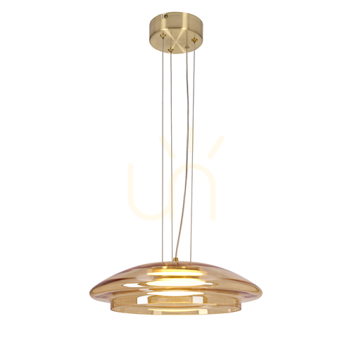 Skontrolujte OMBRE 34 oranžová 10W závesná lampa CANDELLUX 31-51080