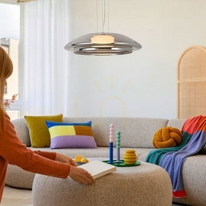 OMBRE 34 sivá 10W závesná lampa CANDELLUX 31-51103 small 2