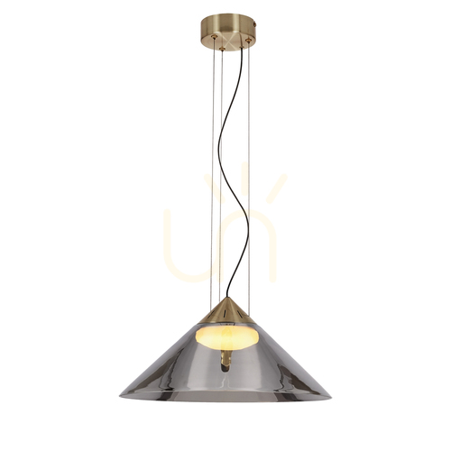 Skontrolujte PRESTO 42 sivá 10W závesná lampa CANDELLUX 31-51066