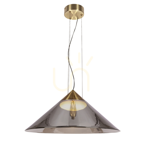 Skontrolujte PRESTO 50 sivá 10W závesná lampa CANDELLUX 31-51059