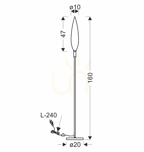 Skontrolujte Stojacia lampa NORDIC hnedá G9 5W CANDELLUX 51-51240