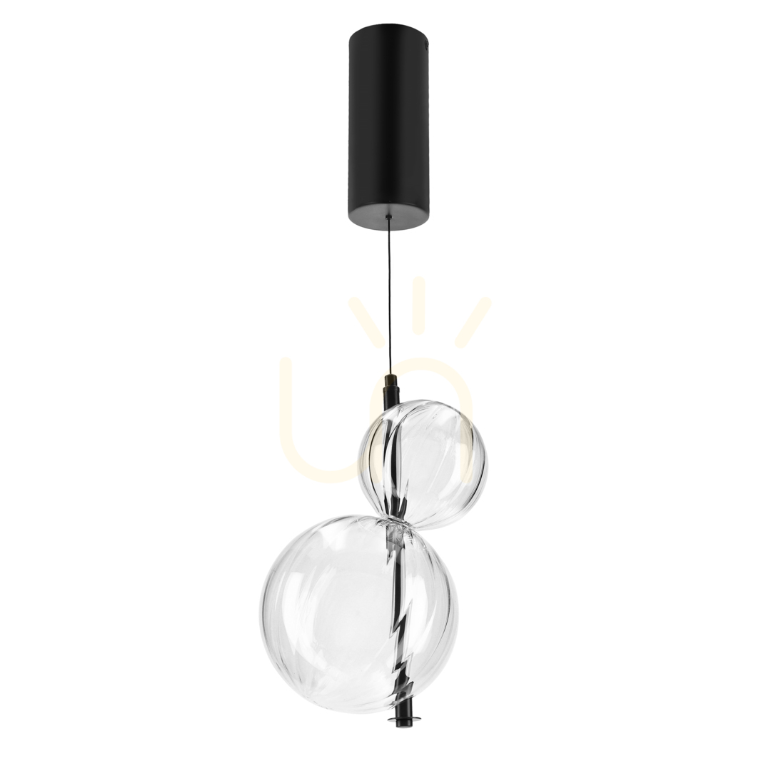 PLAYA transparentní LED 10W závěsná lampa CANDELLUX 32-50472