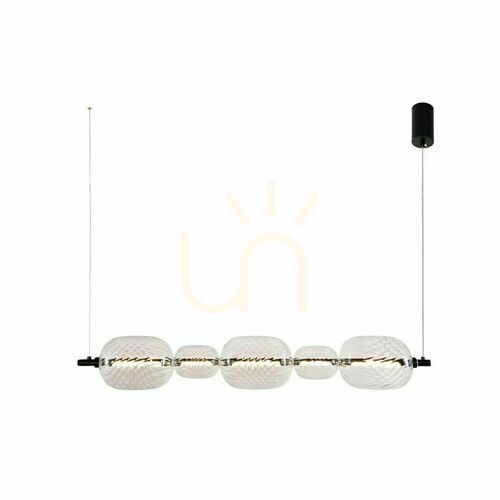 Skontrolujte PLAYA transparentná LED 15W závesná lampa CANDELLUX 35-50526