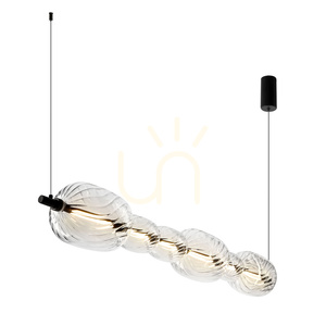 Závesné svietidlo Candellux PLAYA 36-50533, čierne s čírym sklom, LED 17 W 3000 K, 97 cm small 7