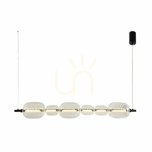 Skontrolujte PLAYA transparentná LED 17W závesná lampa CANDELLUX 36-50533