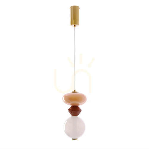 Skontrolujte FLORES hnedá LED 10W závesná lampa CANDELLUX 31-50632