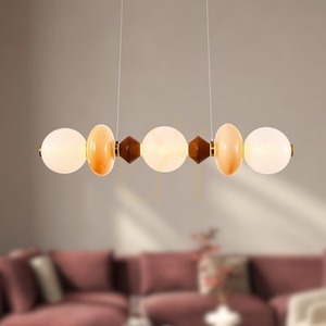 FLORES hnedá LED 20W závesná lampa CANDELLUX 33-50687 small 1