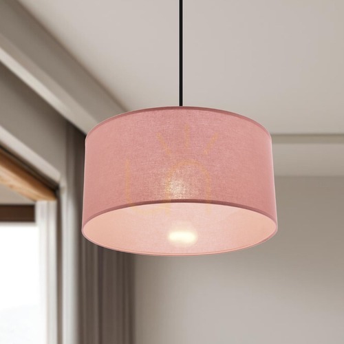 Skontrolujte Závesné svietidlo Candellux SHANTI 31-38647, svetlé vresovoružové tienidlo 40 cm, 1×E27