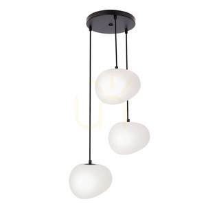 Závesná lampa STONES biela čierna E27 40W CANDELLUX 33-35172 small 0