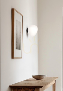 Nástenná lampa STONES biela čierna E27 40W CANDELLUX 21-35196 small 3
