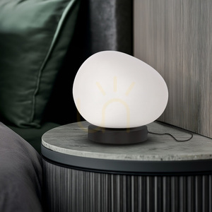 Stolná lampa STONES biela čierna E27 40W CANDELLUX 41-35226 small 1