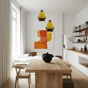 FALUN žltá závesná lampa E27 40W CANDELLUX 50101149 small 2
