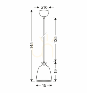 Závesná lampa SEWILLA modrá E27 40W CANDELLUX 50101144 small 4