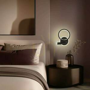 MONET čierna nástenná LED lampa 13W CANDELLUX 22-35660 small 1