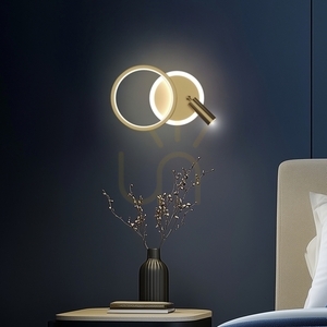 MONET zlatá LED nástenná lampa 13W CANDELLUX 22-35677 small 1