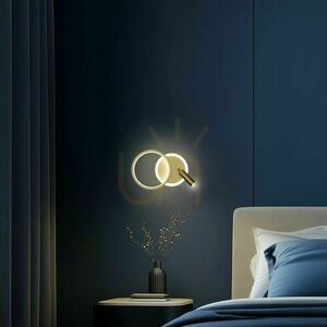 MONET zlatá LED nástenná lampa 13W CANDELLUX 22-35677 small 2