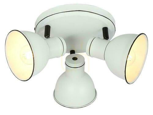 Skontrolujte Stropná lampa ZUMBA biela čierna E14 3x40W CANDELLUX 98-72160