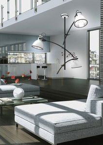 Závesné svietidlo Candellux Zumba 33-72061 bielo-čierne 3×E27 small 1