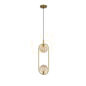 Zlatá závesná lampa CORDEL G9 28W CANDELLUX 32-44105 small 0
