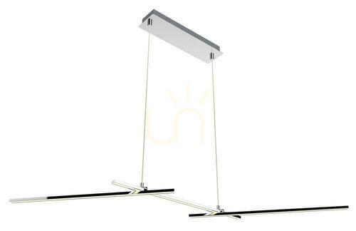 Skontrolujte THASOS chrómové závesné svietidlo LED 23 W CANDELLUX A0021-330