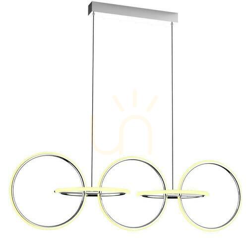 Skontrolujte KOS chrómové závesné svietidlo LED 60 W CANDELLUX A0022-350