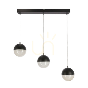 FURNI čierna LED 15W závesná lampa CANDELLUX A0031-330 small 0