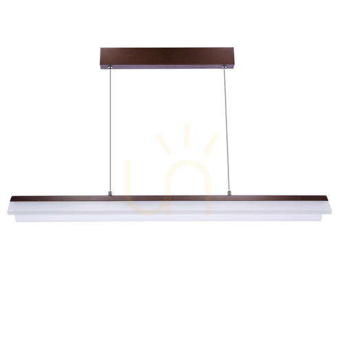Skontrolujte CURACOA hnedá LED 33W závesná lampa CANDELLUX A0011-320