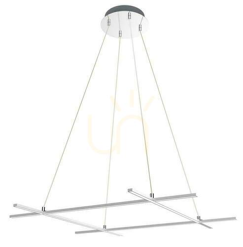 Skontrolujte ANDROS strieborná LED 40W závesná lampa CANDELLUX A0020-340