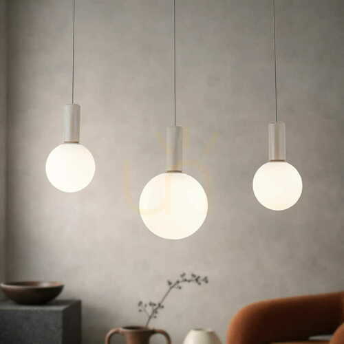 Skontrolujte Závesné svietidlo Candellux TESTA 33-51110 béžové 3x G9 sklenené gule 85 cm
