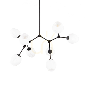 Závesná lampa Italux Ferral čierna E27 8x bodová PND-75075-8-BK-WG small 5