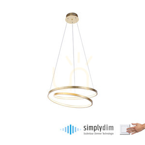 Závesné svietidlo ROMAN 2472-12 Gold 1xLED small 1