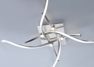 POLINA Plafond 9144-55 Silver 4xLED small 8