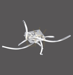 POLINA Plafond 9144-55 Silver 4xLED small 0