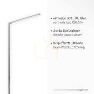 DAWDA Stojacia lampa 11012-55 Silver 1xLED small 3