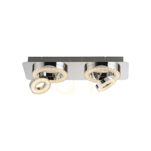 TIM Plafond 14521-17 Chrome 4xLED small 14