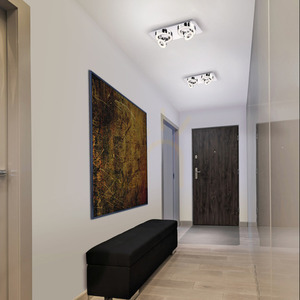 TIM Plafond 14521-17 Chrome 4xLED small 2
