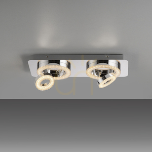 TIM Plafond 14521-17 Chrome 4xLED small 5