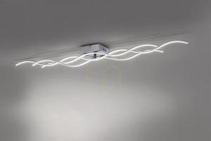 WAVE Plafond 15167-55 Silver 3xLED small 12